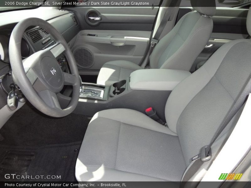 Silver Steel Metallic / Dark Slate Gray/Light Graystone 2006 Dodge Charger SE