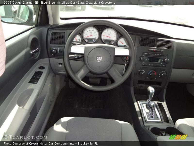 Silver Steel Metallic / Dark Slate Gray/Light Graystone 2006 Dodge Charger SE