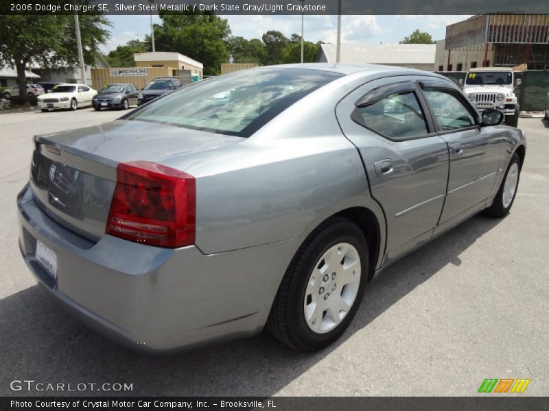 Silver Steel Metallic / Dark Slate Gray/Light Graystone 2006 Dodge Charger SE