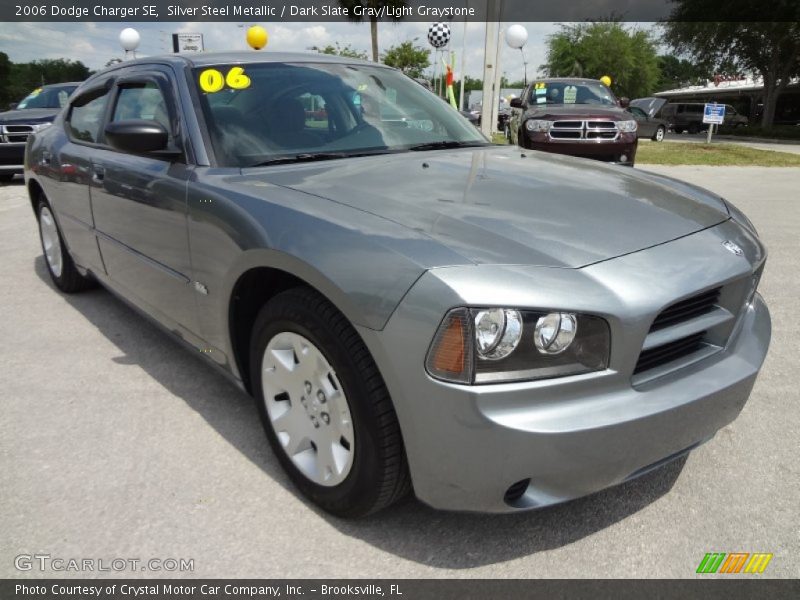 Silver Steel Metallic / Dark Slate Gray/Light Graystone 2006 Dodge Charger SE