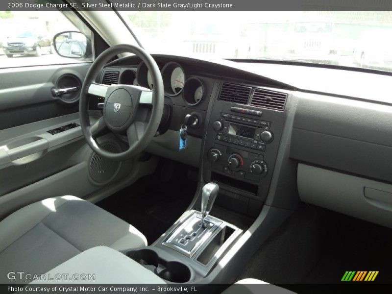 Silver Steel Metallic / Dark Slate Gray/Light Graystone 2006 Dodge Charger SE