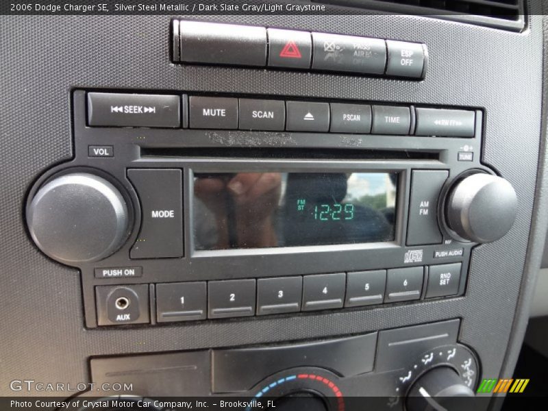 Silver Steel Metallic / Dark Slate Gray/Light Graystone 2006 Dodge Charger SE