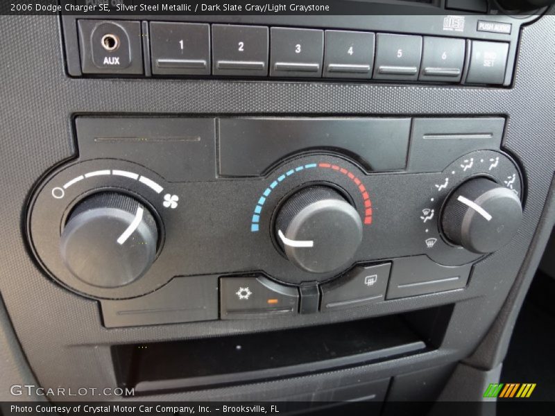 Silver Steel Metallic / Dark Slate Gray/Light Graystone 2006 Dodge Charger SE