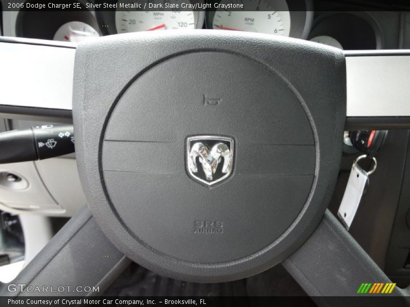Silver Steel Metallic / Dark Slate Gray/Light Graystone 2006 Dodge Charger SE