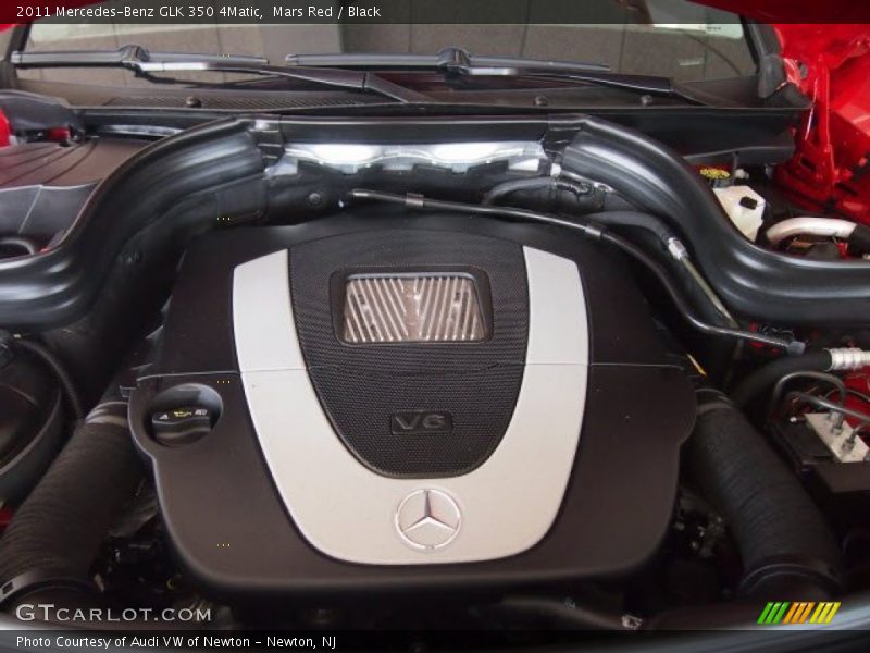 Mars Red / Black 2011 Mercedes-Benz GLK 350 4Matic