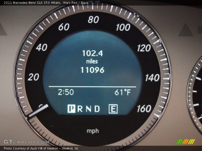 Mars Red / Black 2011 Mercedes-Benz GLK 350 4Matic