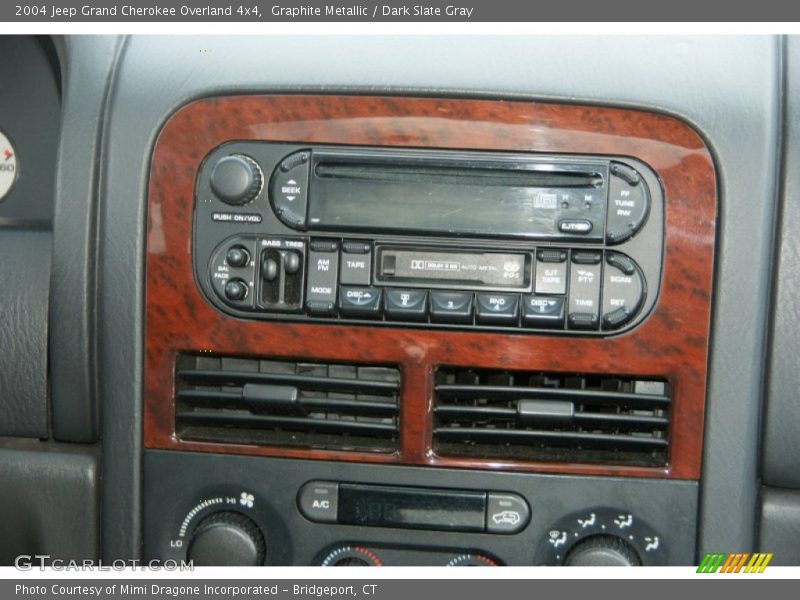 Graphite Metallic / Dark Slate Gray 2004 Jeep Grand Cherokee Overland 4x4