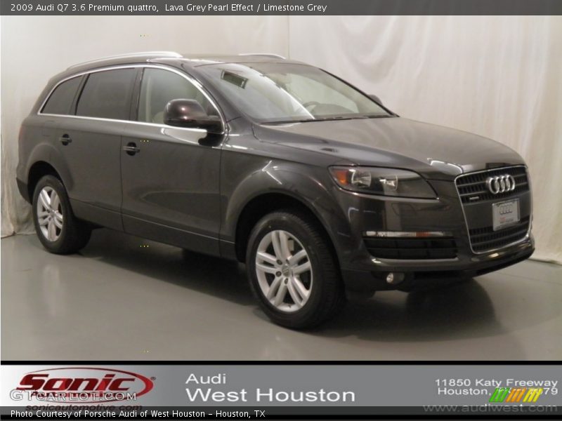 Lava Grey Pearl Effect / Limestone Grey 2009 Audi Q7 3.6 Premium quattro