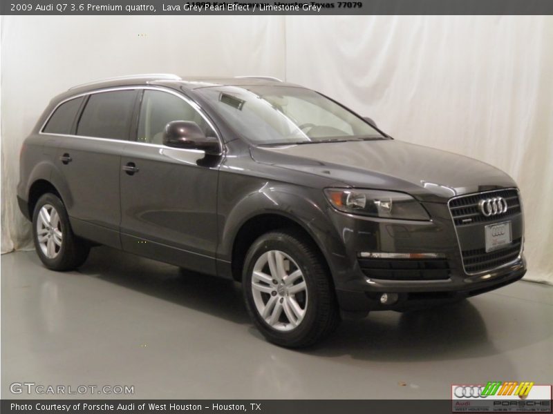 Lava Grey Pearl Effect / Limestone Grey 2009 Audi Q7 3.6 Premium quattro