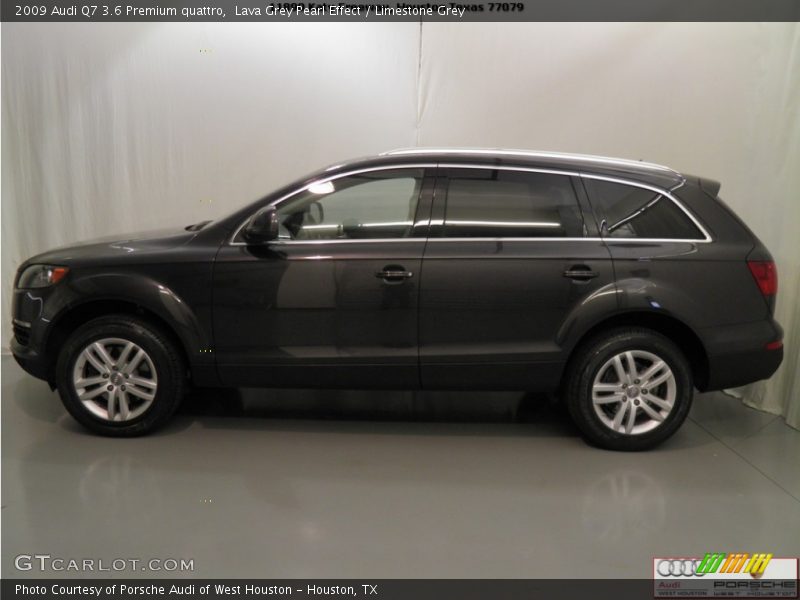 Lava Grey Pearl Effect / Limestone Grey 2009 Audi Q7 3.6 Premium quattro