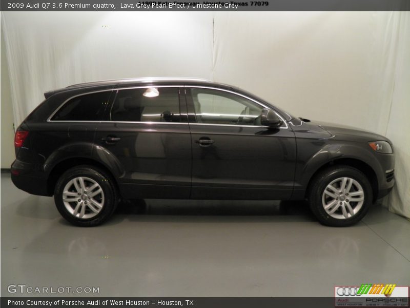 Lava Grey Pearl Effect / Limestone Grey 2009 Audi Q7 3.6 Premium quattro