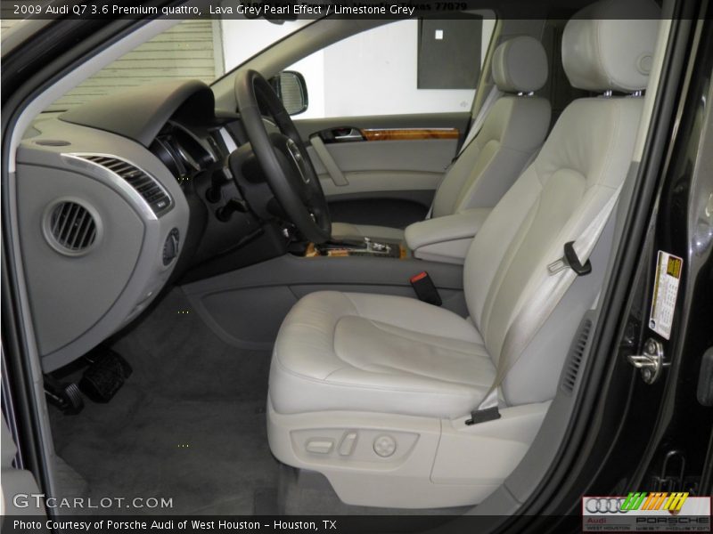 Lava Grey Pearl Effect / Limestone Grey 2009 Audi Q7 3.6 Premium quattro