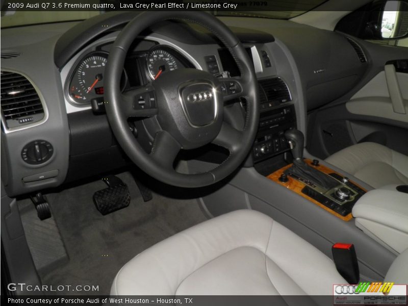 Lava Grey Pearl Effect / Limestone Grey 2009 Audi Q7 3.6 Premium quattro