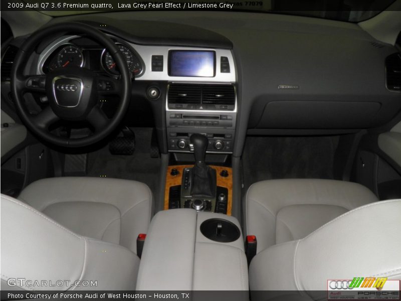 Lava Grey Pearl Effect / Limestone Grey 2009 Audi Q7 3.6 Premium quattro
