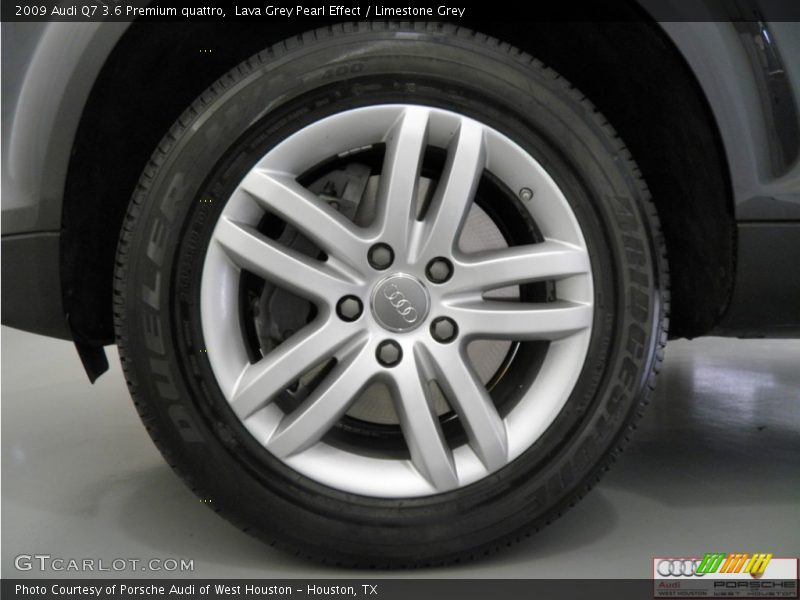 Lava Grey Pearl Effect / Limestone Grey 2009 Audi Q7 3.6 Premium quattro
