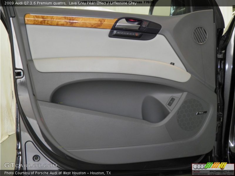 Lava Grey Pearl Effect / Limestone Grey 2009 Audi Q7 3.6 Premium quattro