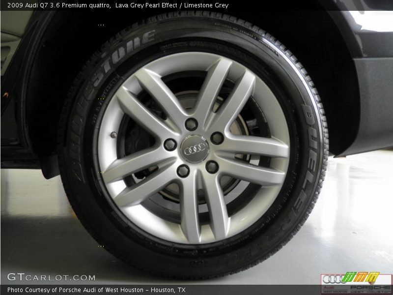 Lava Grey Pearl Effect / Limestone Grey 2009 Audi Q7 3.6 Premium quattro