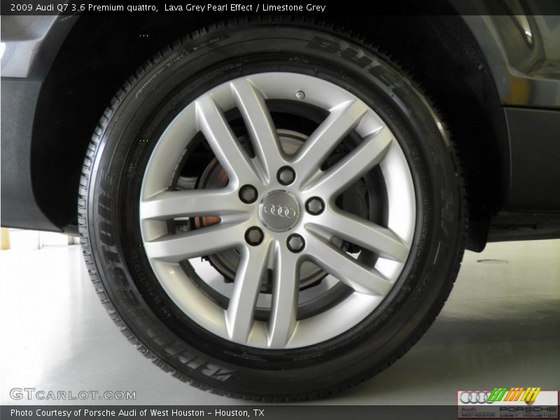 Lava Grey Pearl Effect / Limestone Grey 2009 Audi Q7 3.6 Premium quattro