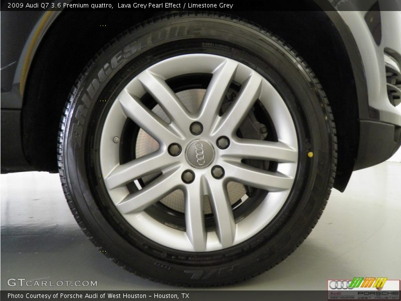 Lava Grey Pearl Effect / Limestone Grey 2009 Audi Q7 3.6 Premium quattro