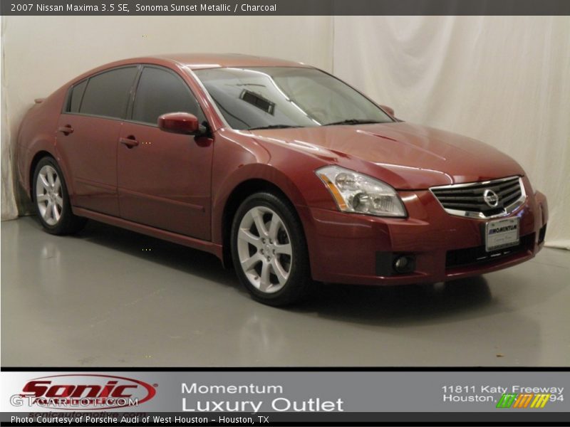 Sonoma Sunset Metallic / Charcoal 2007 Nissan Maxima 3.5 SE