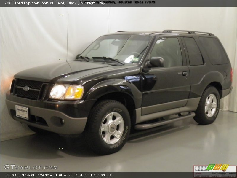 Black / Midnight Gray 2003 Ford Explorer Sport XLT 4x4
