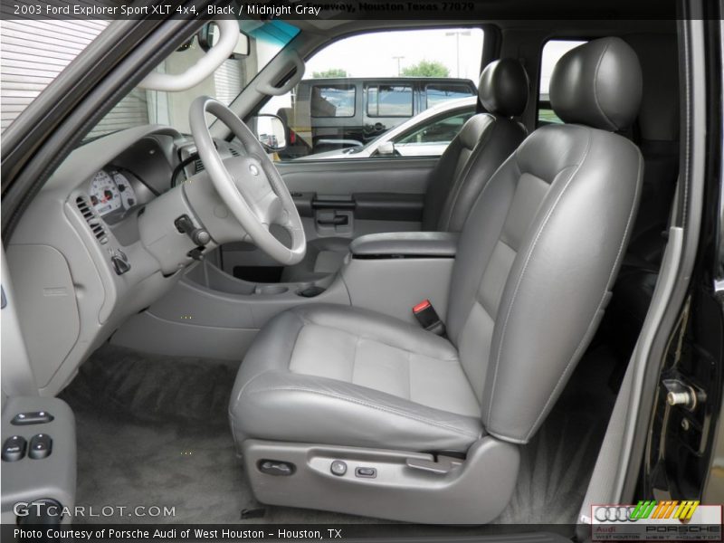 Black / Midnight Gray 2003 Ford Explorer Sport XLT 4x4