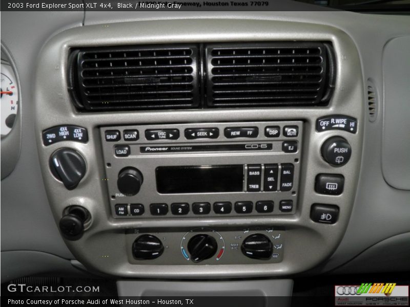 Black / Midnight Gray 2003 Ford Explorer Sport XLT 4x4