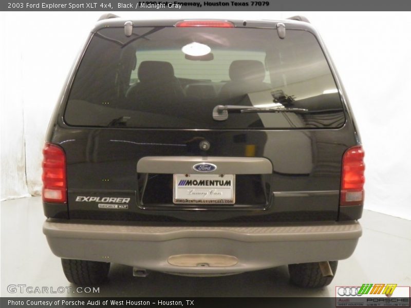 Black / Midnight Gray 2003 Ford Explorer Sport XLT 4x4