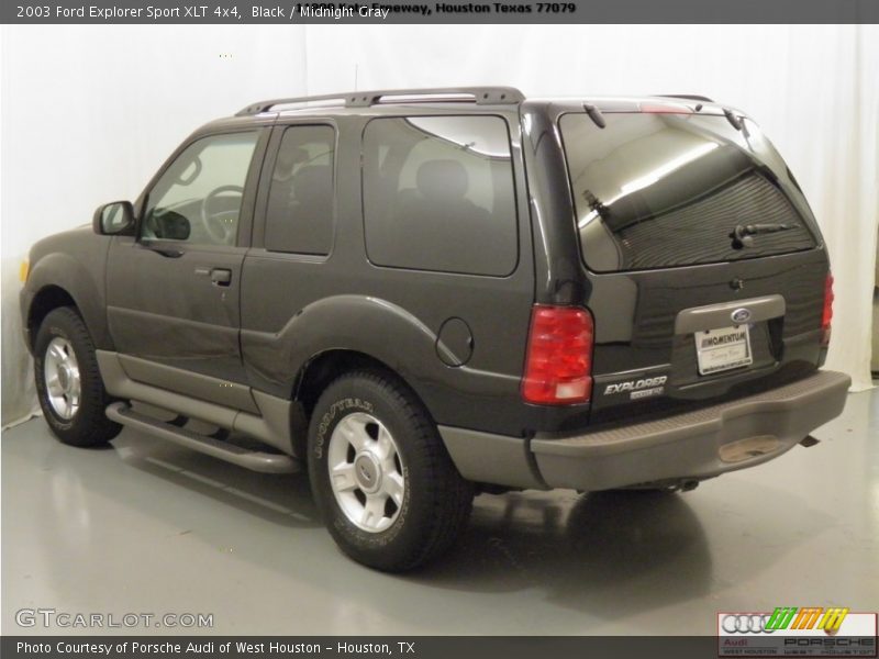 Black / Midnight Gray 2003 Ford Explorer Sport XLT 4x4