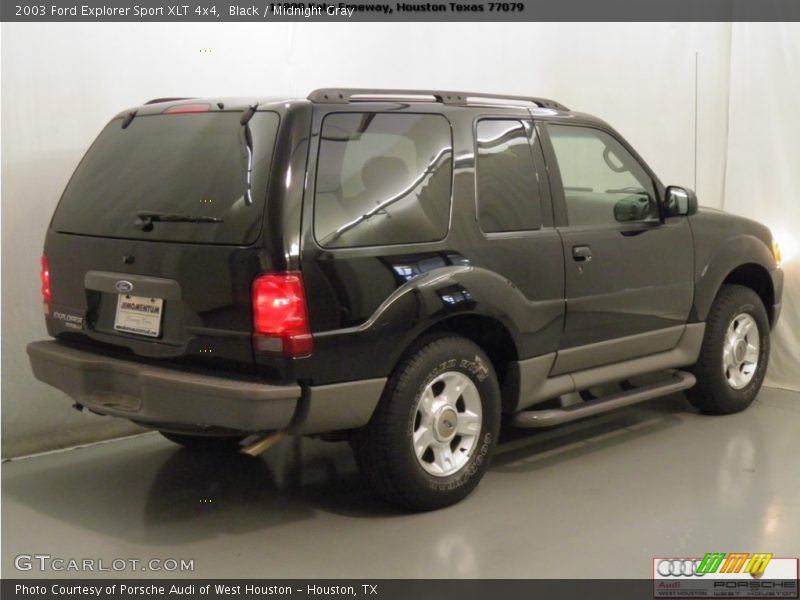 Black / Midnight Gray 2003 Ford Explorer Sport XLT 4x4