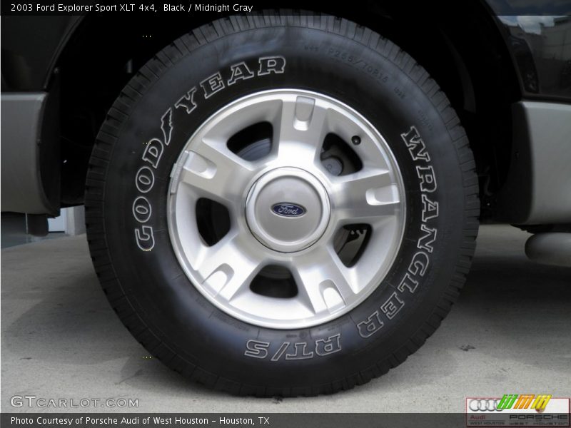 Black / Midnight Gray 2003 Ford Explorer Sport XLT 4x4