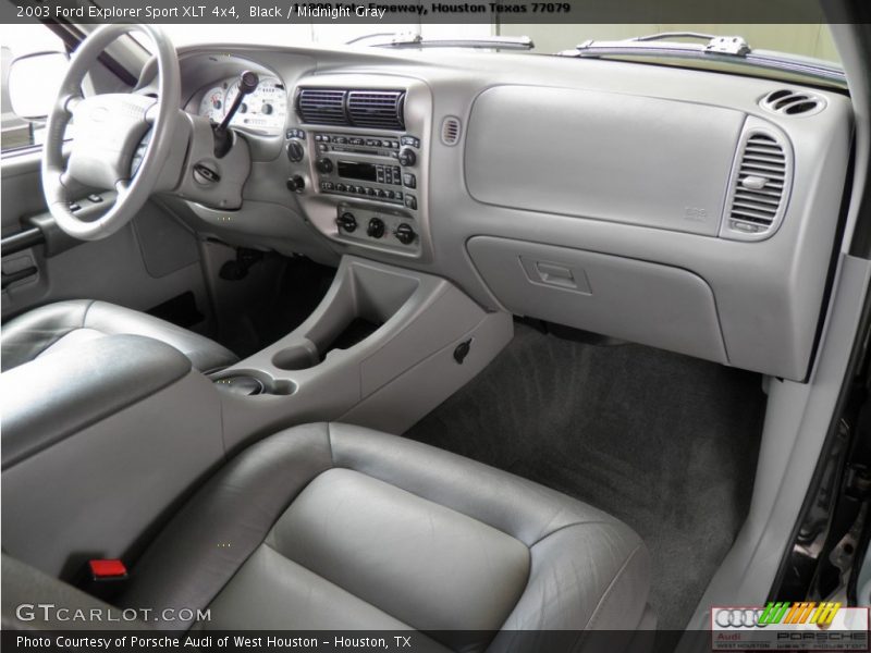 Black / Midnight Gray 2003 Ford Explorer Sport XLT 4x4