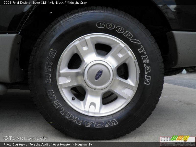 Black / Midnight Gray 2003 Ford Explorer Sport XLT 4x4