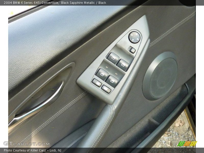 Black Sapphire Metallic / Black 2004 BMW 6 Series 645i Convertible