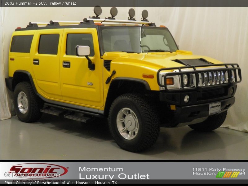 Yellow / Wheat 2003 Hummer H2 SUV