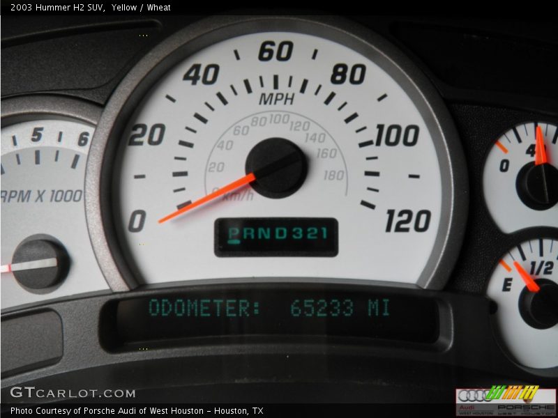 Yellow / Wheat 2003 Hummer H2 SUV