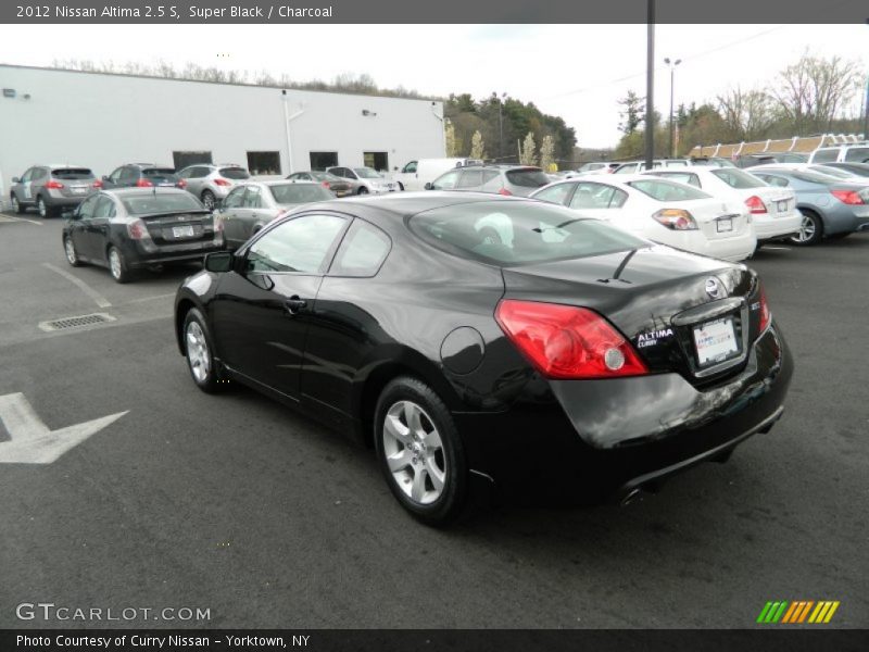 Super Black / Charcoal 2012 Nissan Altima 2.5 S