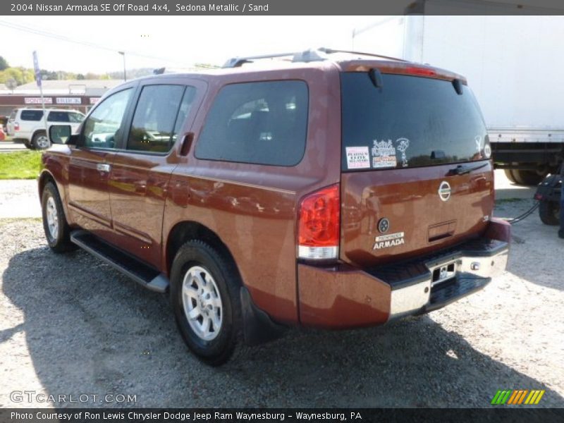 Sedona Metallic / Sand 2004 Nissan Armada SE Off Road 4x4