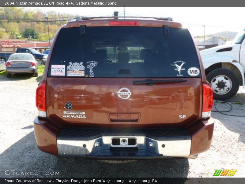 Sedona Metallic / Sand 2004 Nissan Armada SE Off Road 4x4