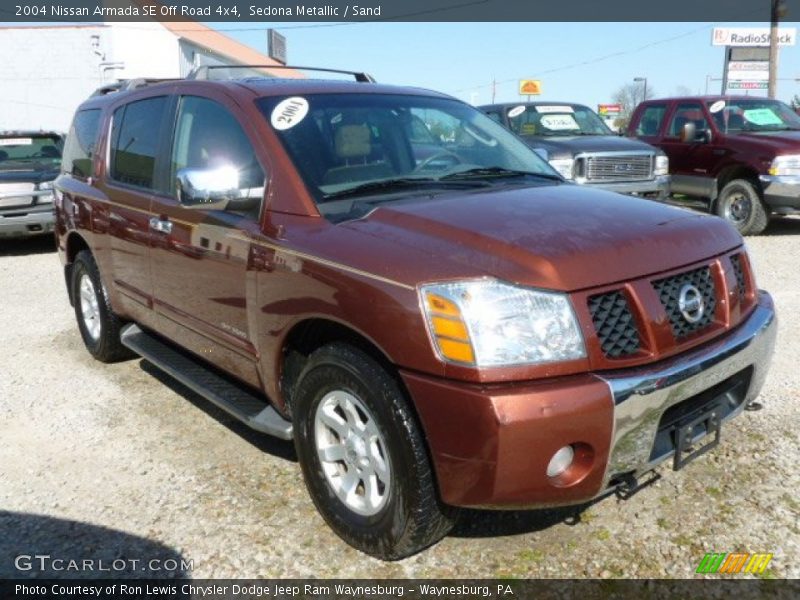 Sedona Metallic / Sand 2004 Nissan Armada SE Off Road 4x4