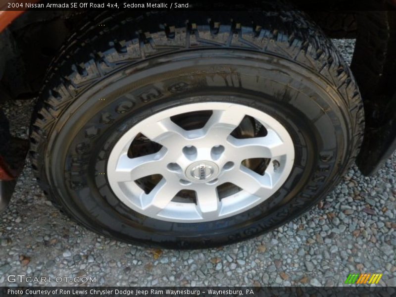 Sedona Metallic / Sand 2004 Nissan Armada SE Off Road 4x4