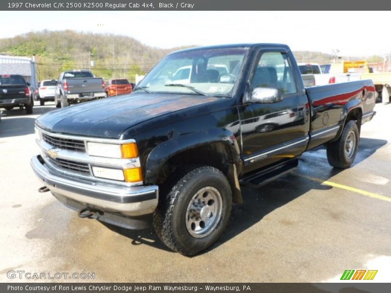 Black / Gray 1997 Chevrolet C/K 2500 K2500 Regular Cab 4x4