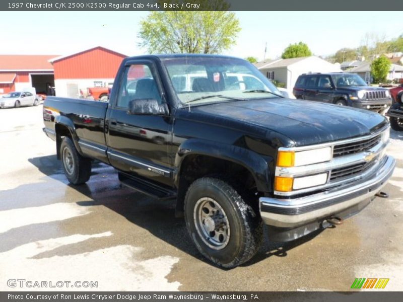 Black / Gray 1997 Chevrolet C/K 2500 K2500 Regular Cab 4x4