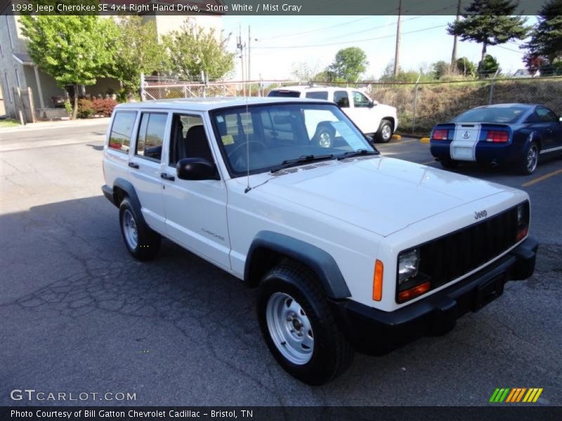 Stone White / Mist Gray 1998 Jeep Cherokee SE 4x4 Right Hand Drive