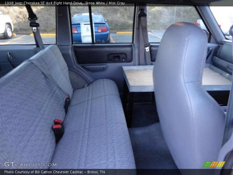 Stone White / Mist Gray 1998 Jeep Cherokee SE 4x4 Right Hand Drive