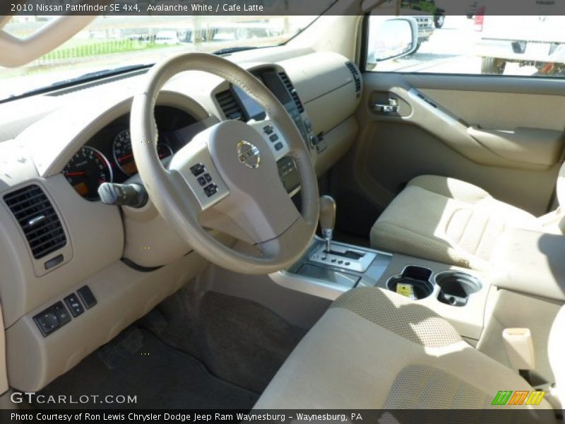 Avalanche White / Cafe Latte 2010 Nissan Pathfinder SE 4x4