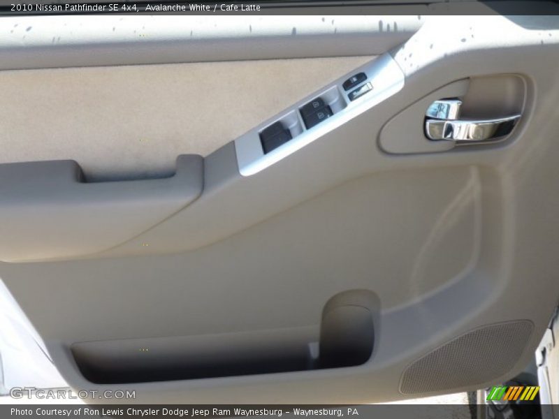 Avalanche White / Cafe Latte 2010 Nissan Pathfinder SE 4x4