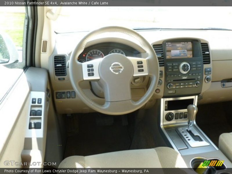 Avalanche White / Cafe Latte 2010 Nissan Pathfinder SE 4x4