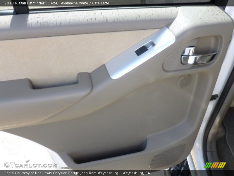 Avalanche White / Cafe Latte 2010 Nissan Pathfinder SE 4x4