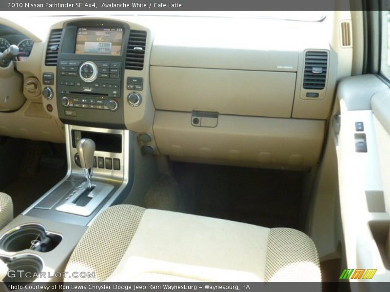 Avalanche White / Cafe Latte 2010 Nissan Pathfinder SE 4x4
